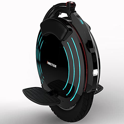 InMotion V10F Electric Unicycle 16 Inch Wheel 24.9 mph 56 Miles Mileage Self Balancing Electric Scooter with Responsive Brake Light for Adults (US Plug)