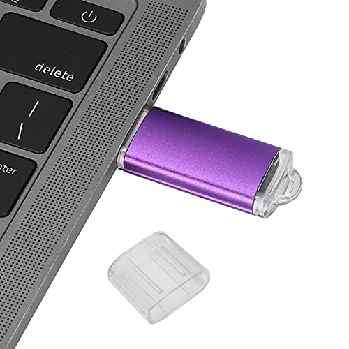 8GB USB Flash Drive, Portable Large Capacity USB 2.0 Memory Stick for Window2003/XP/Vista/7/8/10/ OS X/Linux, Purple High Speed USB Thumb Drive