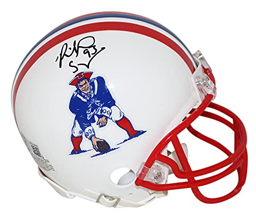 Richard Seymour Signed New England Patriots TB 90-92 Mini Helmet BAS