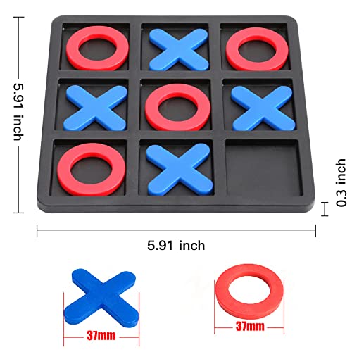 Sulobom Tic Tac Toe Board Game ,Tic Tac Toe Family Game, Classic Board Game, Classical Family Board Game,Children’s Tic Tac Toe Game, Plastic tic tac Toe Game, Board Size 15 X 15 cm | The Storepaperoomates Retail Market - Fast Affordable Shopping