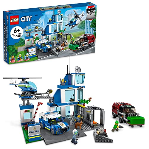 LEGO City Police Station 60316 Building Toy Set for Kids, Boys, and Girls Ages 6+ (668 Pieces) | The Storepaperoomates Retail Market - Fast Affordable Shopping