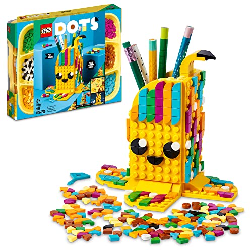 LEGO DOTS Cute Banana Pen Holder 41948 Building Toy Set for Kids, Girls, and Boys Ages 6+ (438 Pieces)