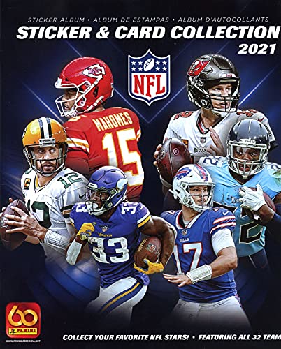 2021 Panini NFL Football Sticker & Album Collection – 1 Album 10 Stickers Included