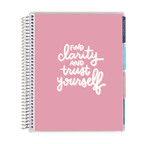 7″ x 9″ Spiral Bound Medical Treatment Planner – Edition 2. Four Tabs, Treatment Tracking Spreads, Medical Information Pages, Support Log, Lined Note Pages and More by Erin Condren.