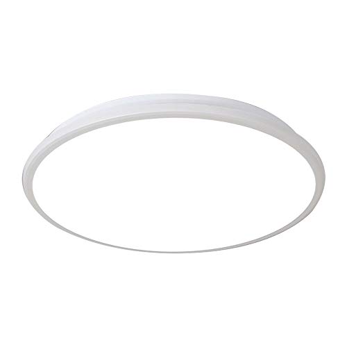 V SHINING HOME Flat Thin 12inch 22W LED Ceiling Light Fixture Flush Mount Super Bright 1650lumen Round Silver,3 Changeable Colors 3000k 4500k 6000k in one CRI90