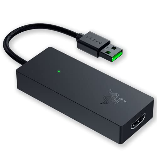 Razer Ripsaw X USB Capture Card w/ Camera Connection: 4K 30FPS – OBS & Streamlabs Compatible – for Streaming, Gaming, Video Conference, Zoom, Teams – HDMI 2.0 & USB 3.0 – Compact Design – Plug & Play