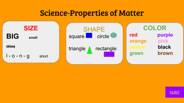 Properties of Matter Introduction