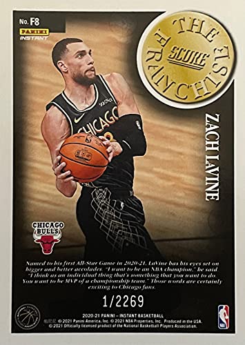 2020-21 Panini SCORE – The Franchise – ZACH LaVINE Basketball Card – Limited Edition with Only 2269 Made – Chicago Bulls | The Storepaperoomates Retail Market - Fast Affordable Shopping