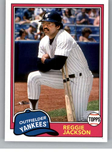 2018 Topps Archives #270 Reggie Jackson New York Yankees 1981 Topps Design Official MLB Baseball Trading Card in Raw (NM or Better) Condition