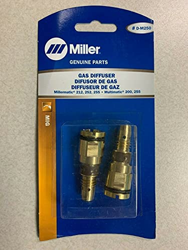 GSParts 2 Pack Miller Electric D-M250 Gas Diffuser MDX 212 252 255 200 Welding Acculock