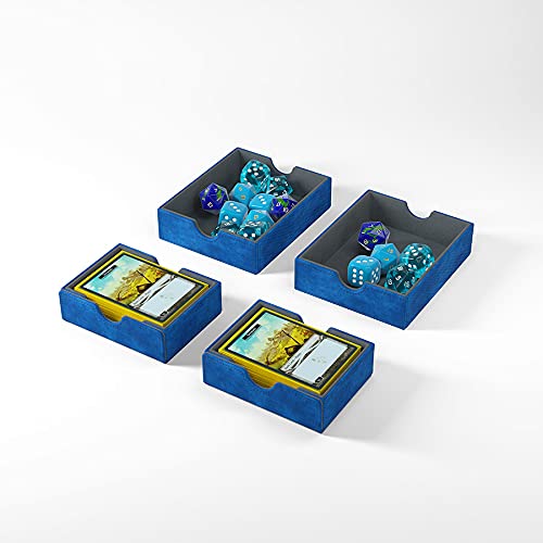 Gamegenic Game’s Lair 600+ Convertible Deck Box | Double-Sleeved Card Storage | Premium Card Game Protector | Nexofyber Surface | Holds up to 600 Cards | Blue Color | Made, Various,GGS20087ML | The Storepaperoomates Retail Market - Fast Affordable Shopping