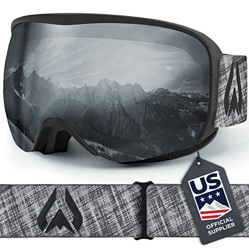 Wildhorn Cristo Ski Goggles OTG-100% UV Anti-Fog, Anti-Scratch-US Ski Team Official Supplier- Snow Goggles Men, Women & Youth
