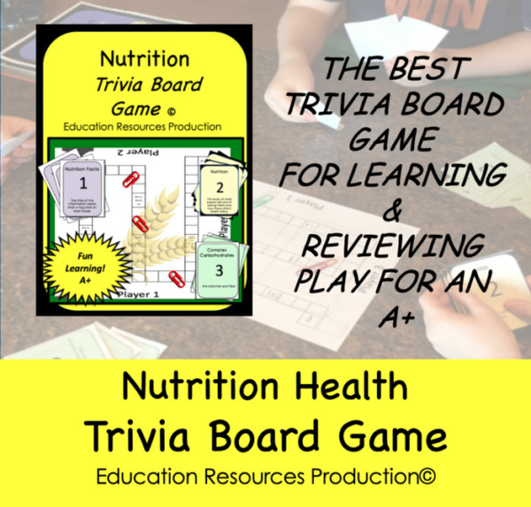 Nutrition Trivia Board Game