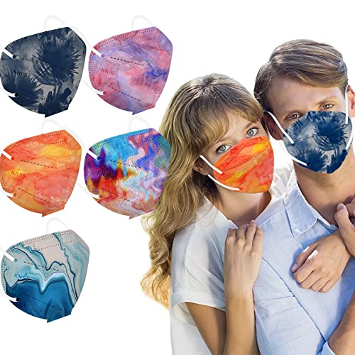 KN95 Face Mask 50 Packs – Individually Wrapped Safety Mask Multicolor Breathable Disposable KN95 Face Mask with Nose Bridge Clip,Filter Efficiency≥95% with Elastic Ear Loops for Men & Women | The Storepaperoomates Retail Market - Fast Affordable Shopping