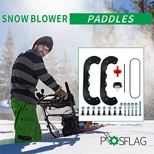 POSFLAG 99-9313 Snow Blower Paddles with 55-9300 Drive Belt, 84-1971 55-9370 321-4 321-8 Hardware kit for Toro CCR2000, CCR2400, CCR2400R, CCR2400E, CCR2500, CCR2500R, CCR3000R, CCR3000E Snowthrowers | The Storepaperoomates Retail Market - Fast Affordable Shopping