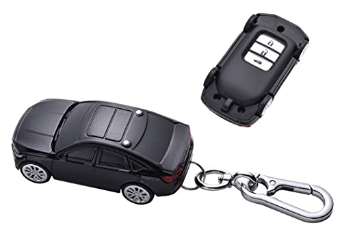 evene Keychain for Honda Key Fob Cover Car Styling Protection Key Shell – Key fob case compatible Honda Accord Civic CRV Pilot Odyssey Passport Smart Remote Key, Black