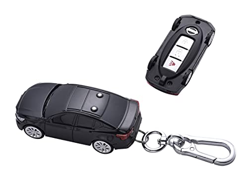 Keychain for Nissan Key Fob Cover Car Styling Protection Key Shell – Key fob case Compatible Nissan Altima Maxima Sentra Armada Pathfinder Rogue Smart Remote Key and Nissan Key 2/3/ 4/5 Button