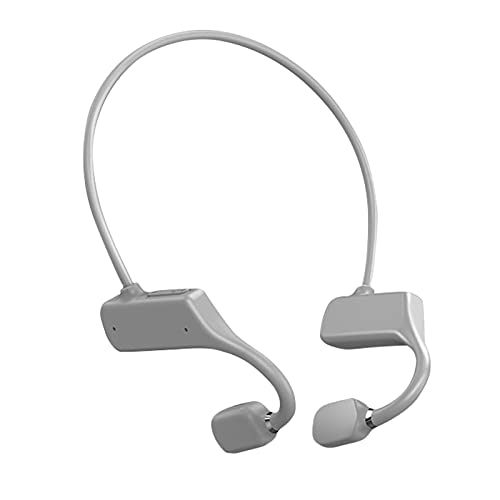 Wireless Bluetooth Bone Conduction Headphones Ear Hook Bluetooth-Compatible 5.1 Earphone IPX5 Waterproof Wireless Headphone for Sports Grey