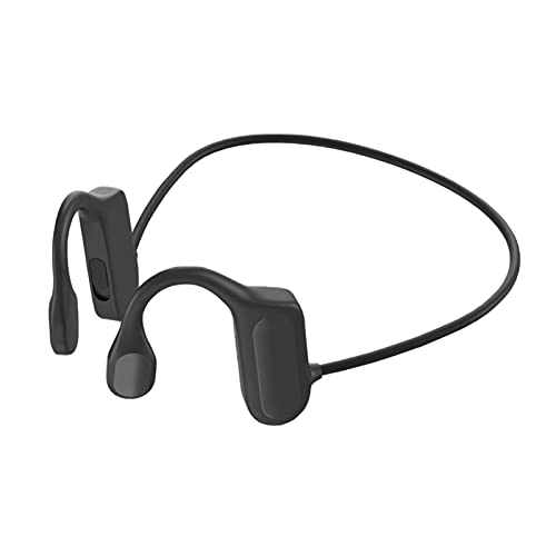 BL09 Wireless Bluetooth Bone Conduction Headphones Bluetooth-Compatible IPX5 Life Waterproof Long Standby Stereo Wireless Hanging-Ear Earphone for Sports Black
