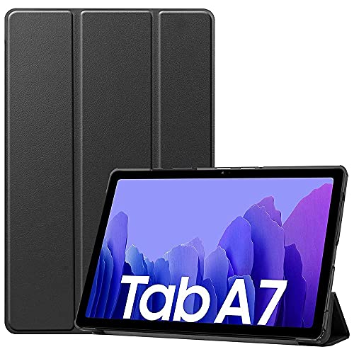 Samsung Galaxy Tab A7 10.4″ (32GB, 3GB, WiFi + Cellular) Snapdragon 662, 4G LTE Tablet GSM Unlocked (Global, T-Mobile, AT&T, Metro) International Model SM-T505 (w/Smart Folding Case, Gray)