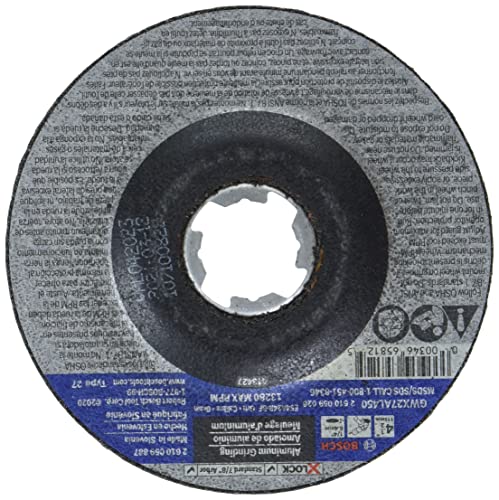 Bosch GWX27AL450 4-1/2 In. x .1/4 In. X-LOCK Arbor Type 27 24 Grit Metal Grinding Abrasive Wheel