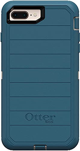 OtterBox Defender Series Rugged Case for iPhone 8 Plus & iPhone 7 Plus (ONLY) Case Only – Non-Retail Packaging – Big Sur – with Microbial Defense