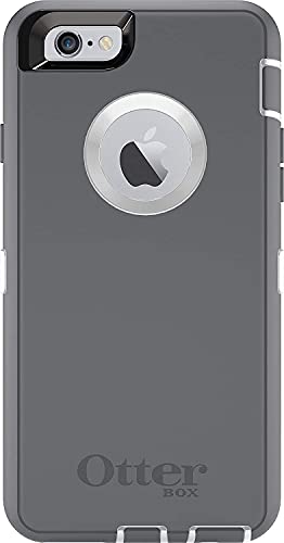 OtterBox Defender Series for iPhone 6s and iPhone 6 (ONLY – NOT Plus) Case Only – Non-Retail Packaging – Gunmetal Grey/White