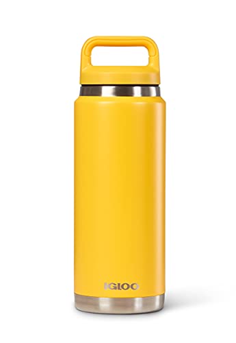 Igloo 26 OZ Yellow Stainless Steel Bottle