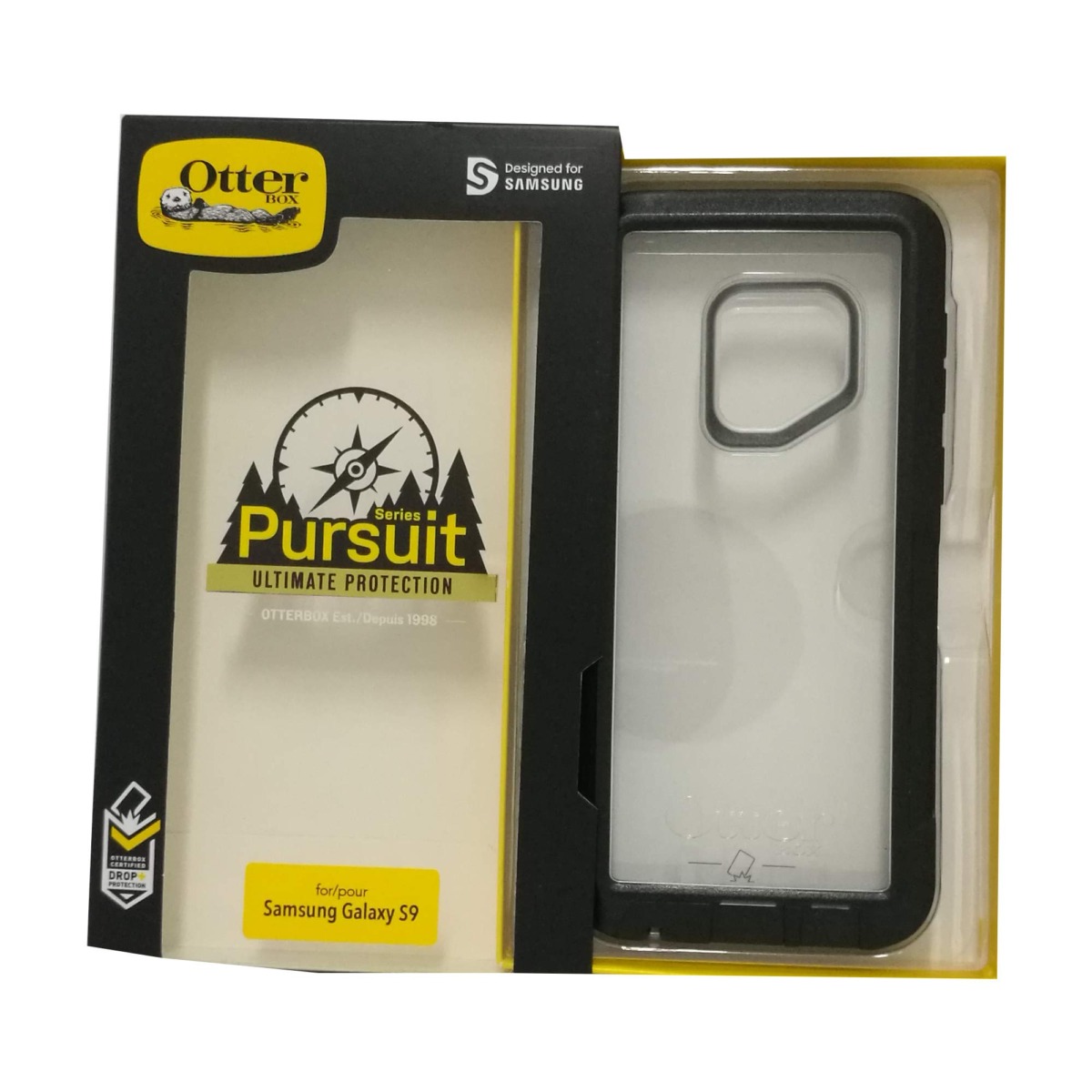 OtterBox Pursuit Series Case for Samsung Galaxy S9 ONLY Black/Clear | The Storepaperoomates Retail Market - Fast Affordable Shopping