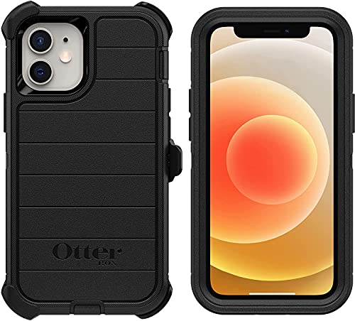 OtterBox Defender Series Case & Holster for Apple iPhone 12 Mini – Black