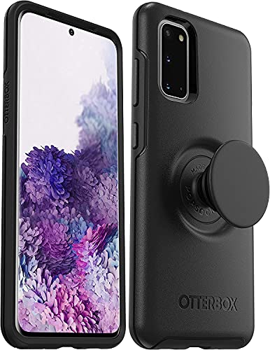 OtterBox + Pop Symmetry Series Case for Samsung Galaxy S20 & S20 5G (NOT Plus/Ultra/FE) Non-Retail Packaging – Black