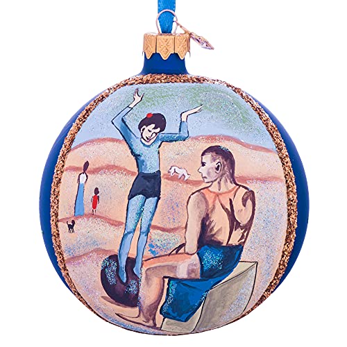 1905 “Girl on a Ball by Pablo Picasso Glass Ball Christmas Ornament 4 Inches