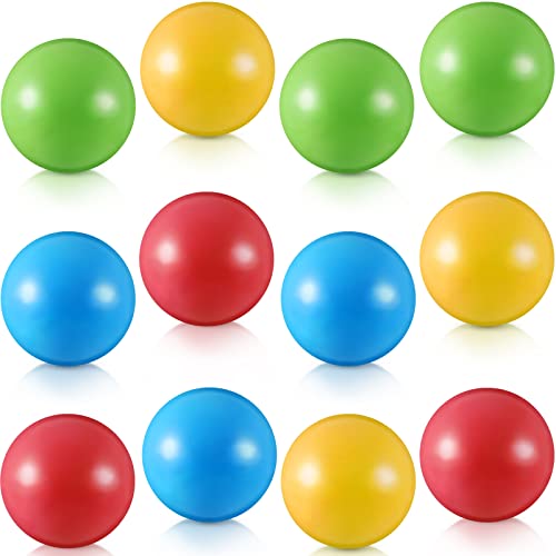 Civaner Multi-Colored Replacement Toy Balls Crush Proof Bulldozer Balls Soft Plastic Air-Filled Ocean Balls for 1.75 Inch Balls Toys for Aged 3+ (12 Pieces)