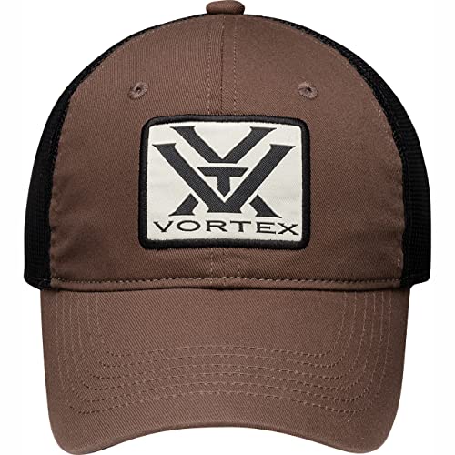 Vortex Men’s Standard Core Logo Patch Cap, Brown, One Size