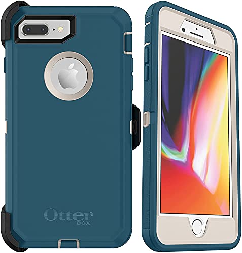 OtterBox Defender Series Case & Holster for iPhone 8 Plus & iPhone 7 Plus – Non-Retail Packaging – Big Sur