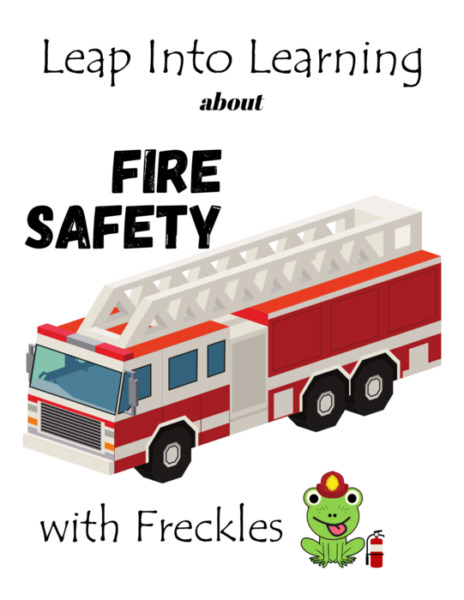 Fire Safety Themed Learning Packet