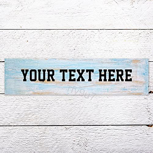 rfy9u7 Personalized Wooden Sign Plaque Custom Family Name Sign, Ready to Hang Wall Art, Front Door Decor, Farmhouse Home Decor for Bedroom Living Room Kitchen Garden Custom Gifts 4×16 Inch | The Storepaperoomates Retail Market - Fast Affordable Shopping