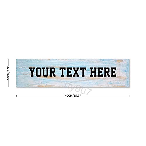 rfy9u7 Personalized Wooden Sign Plaque Custom Family Name Sign, Ready to Hang Wall Art, Front Door Decor, Farmhouse Home Decor for Bedroom Living Room Kitchen Garden Custom Gifts 4×16 Inch | The Storepaperoomates Retail Market - Fast Affordable Shopping