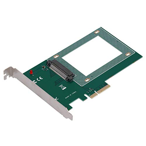 Adapter Card ST517 PCI-E X4 U.2 SFF-8639 2.5 inch NVMe SSD Expansion Electronic Component, Supports PCI Express X4 Lanes, Compatible for Windows 10/8