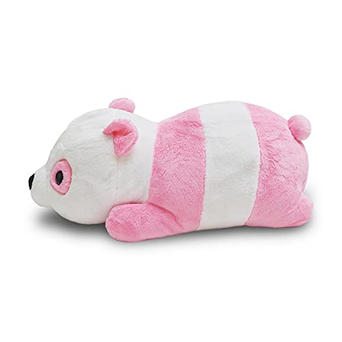 Avocatt Pink Panda Bear Plushie – 12 Inches Panda Pillow for Boys and Girls – Squishy Plush Toy Stuffed Animal – Kawaii Cute Japanese Anime Style Gift
