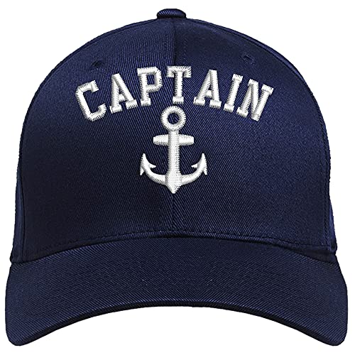 Embroidered Captain Hat First Mate Baseball Caps Matching Skipper Boating Hats Nautical Marine Sailor Navy Cap