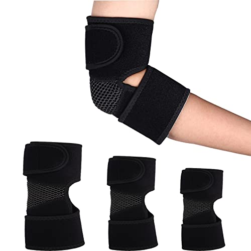 Diyukk Elbow Brace – Adjustable Elbow Compression Sleeve-Wrap for Tennis Elbow, Bursitis,Tendonitis and Sports Recovery – Universal for Left & Right Arm – Men and Women
