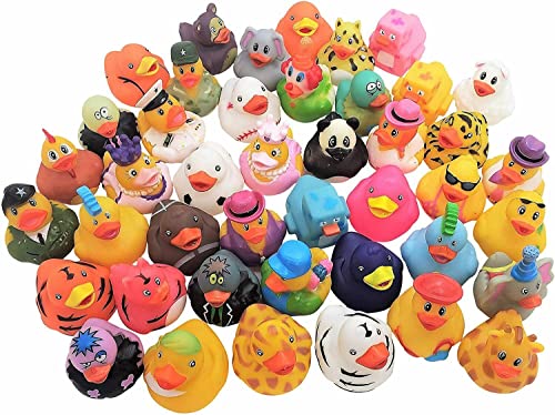 Assorted Colorful Rubber Duckies (2″) Ducks Ducky Duck Ducking (20)
