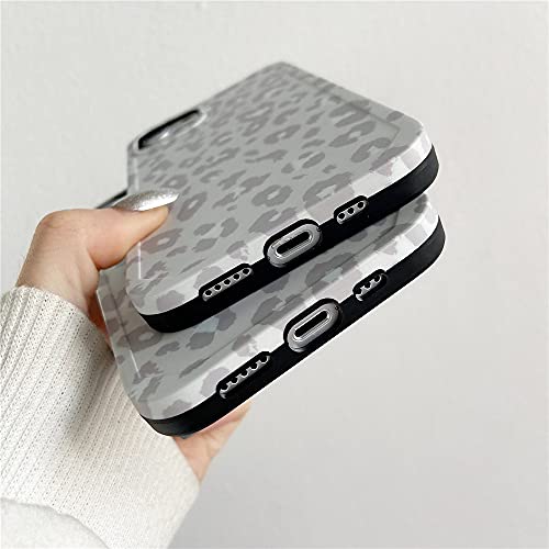 INS Cold Gray Leopard Print Soft Case for Apple iPhone 13 6.1“ with Fashion Frame Cute Design Skin Cellphone Accessories Protective Cover for iPhone 13 6.1 inch Cases | The Storepaperoomates Retail Market - Fast Affordable Shopping