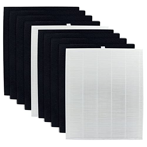 C545 filter replacement True HEPA Replacement Filter S Compatible for Winix C545 Replaces Winix S Filter,two H13 class True HEPA filters + 8 activated carbon filters