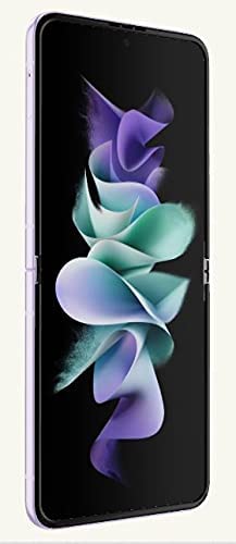 Samsung Galaxy Z Flip 3 F7110 5G Single SIM 128GB 8GB RAM Factory Unlocked (GSM Only | No CDMA – not Compatible with Verizon/Sprint) International Version – Purple