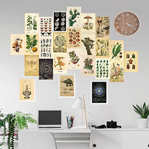 Arisaniasion Vintage Wall Collage Kit Aesthetic Pictures, 70 Set 4×6 Inch Trendy Small Poster for Dorm, Bedroom Decor for Teens Girls Boys,Dorm Room Decor | The Storepaperoomates Retail Market - Fast Affordable Shopping