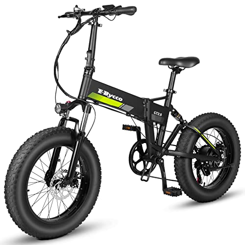 20×4.0” 750W Folding Fat Tire Ebike for Adults Men Women, Foldable Electric Mountain Commuter City EBike Full Suspension 48V Waterproof Beach Snow Electric Ebicycle 7 Speed Removable Battery