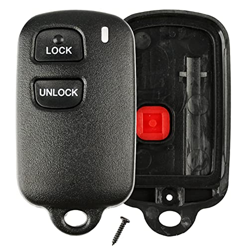Remote Key Fob Shell Case Replacement for Toyota Tundra Tacoma 2btn (ELVATDD)