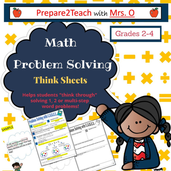 Math Problem Solving Think Sheets